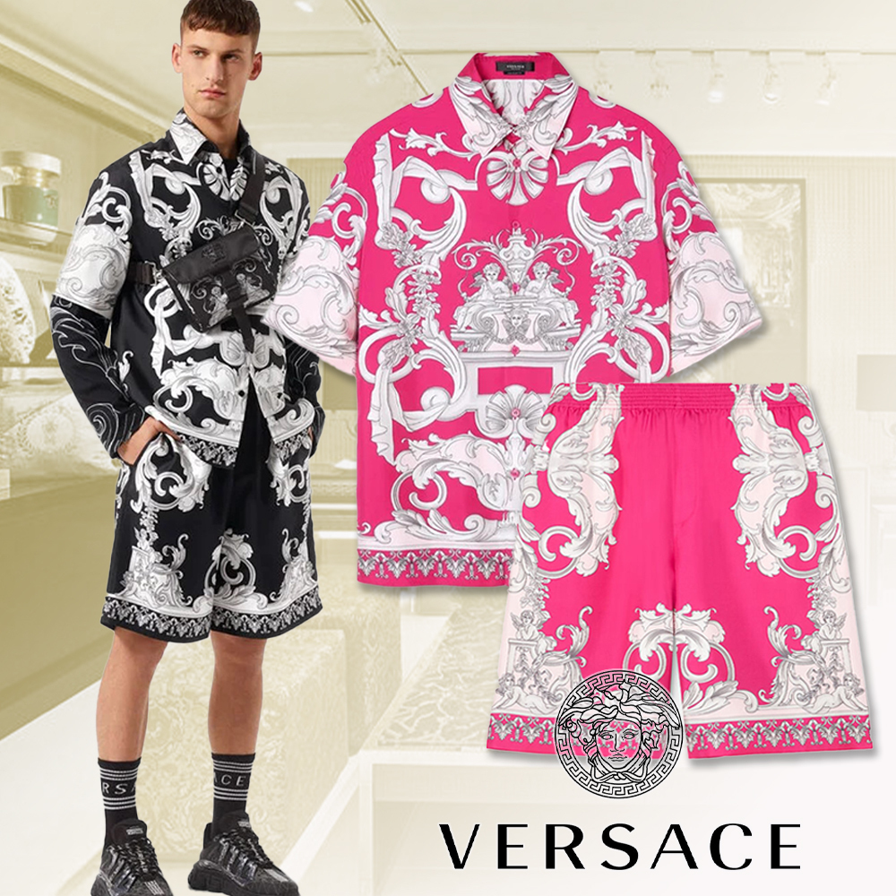 【正規販売店】 【VERSACE】SILVER セットアップ バロック シルバー BAROQUE セットアップ 【正規販売店】 【VERSACE】SILVER セットアップ バロック シルバー BAROQUE セットアップ