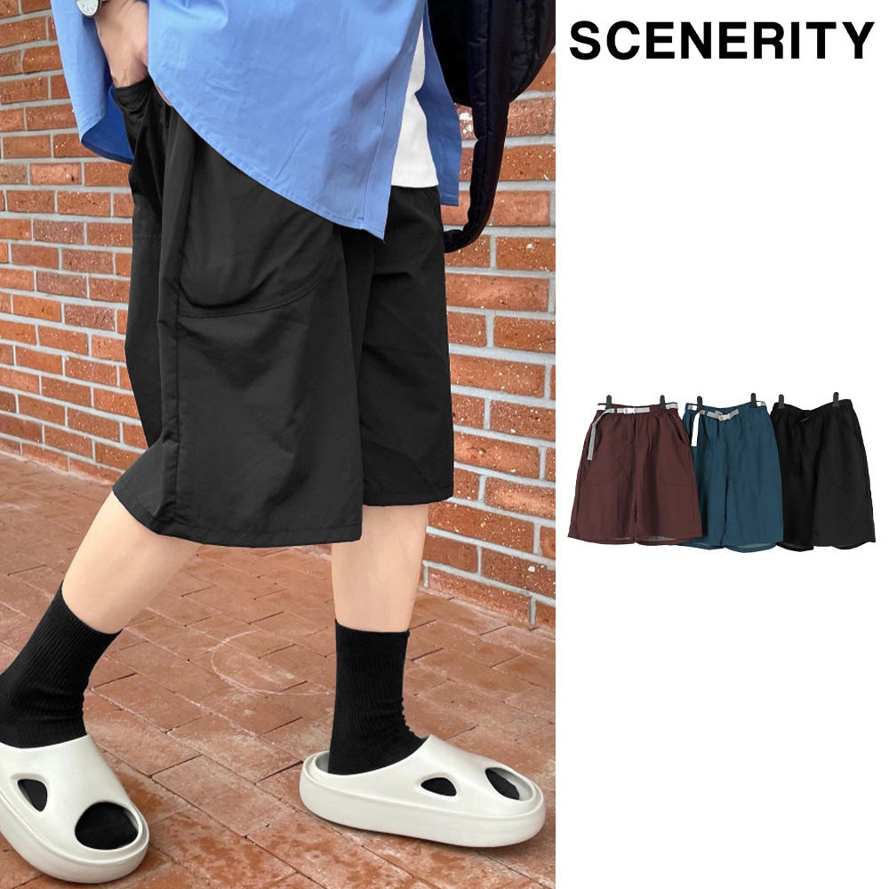 【SCENERITY】Nylon Wind Shorts