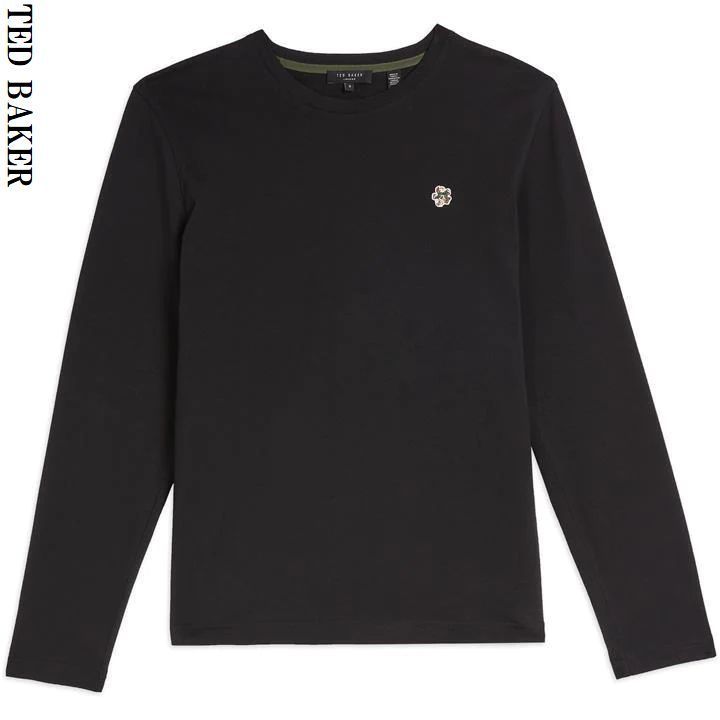 TED BAKER★メンズ 長袖 クルーネック ロゴ トップス Tシャツ