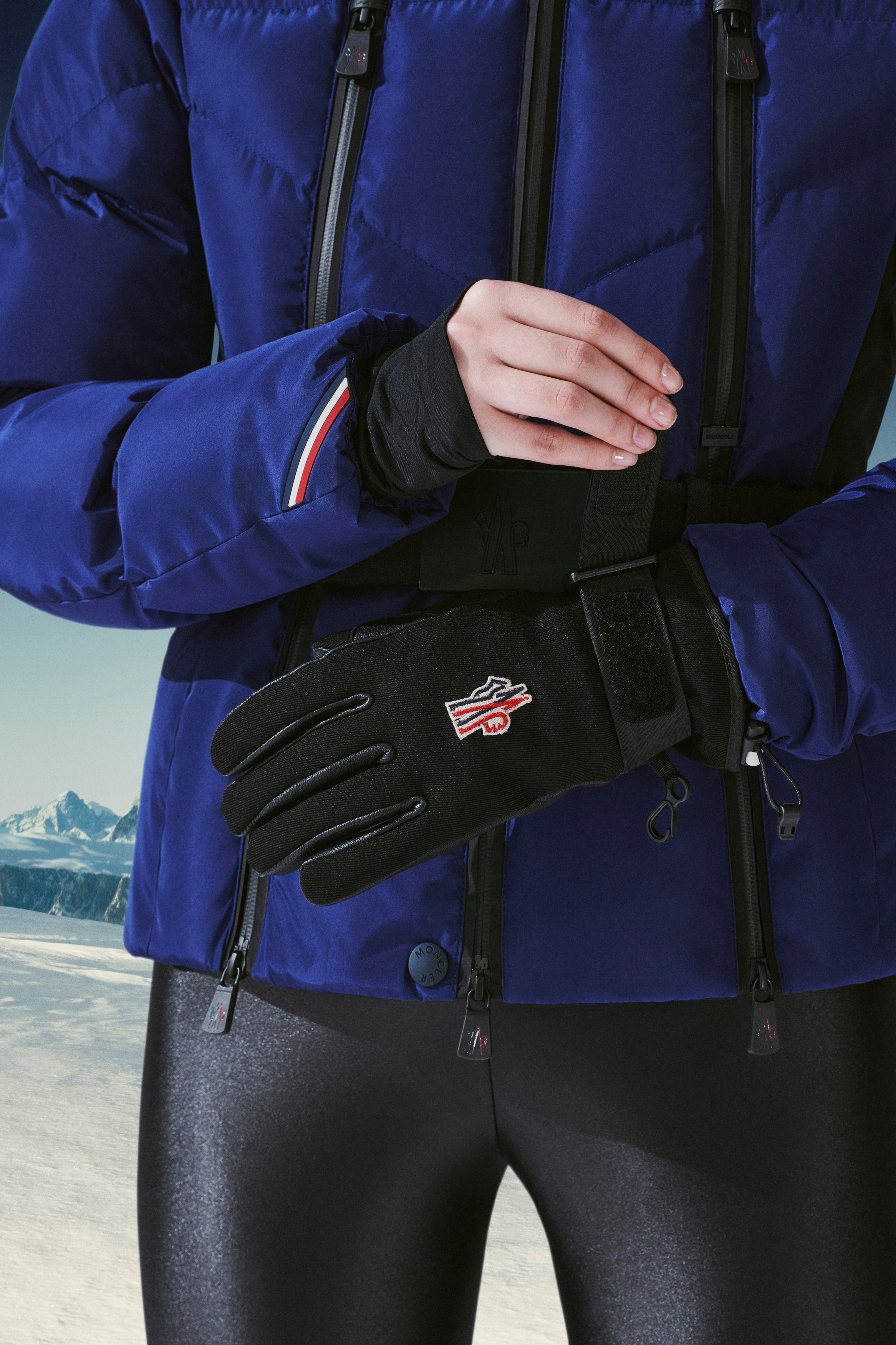 MONCLER GRENOBLE 2022/23秋冬新作 異素材MIX スキーグローブ MONCLER GRENOBLE 2022/23秋冬新作 異素材MIX スキーグローブ