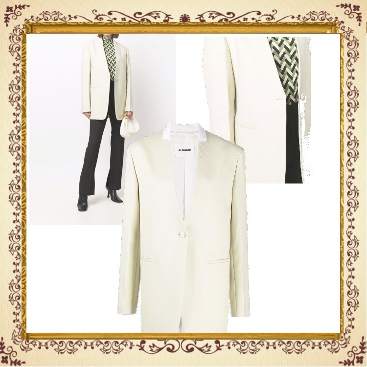 JIL SANDER ウール シングル テーラードジャケット (Jil Sander