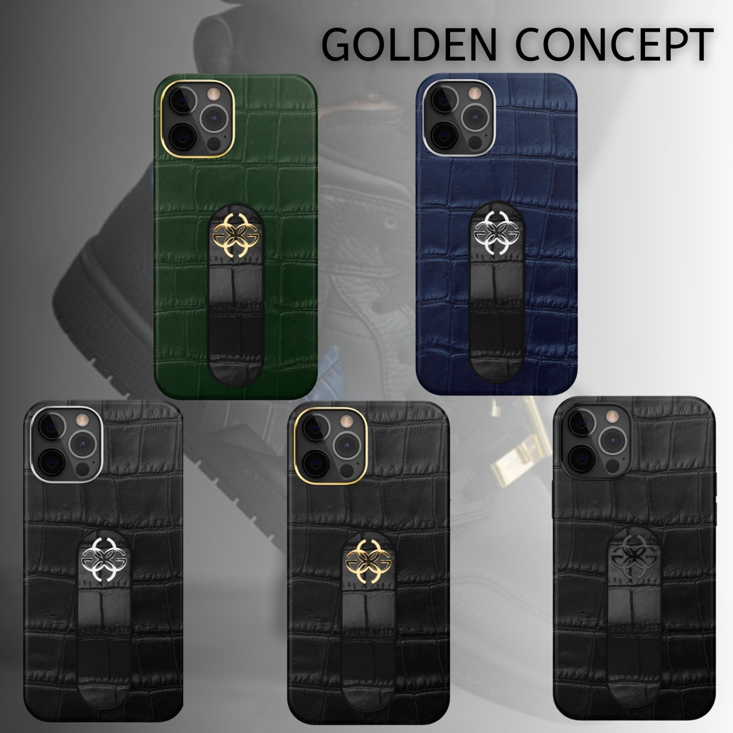 GOLDEN CONCEPT iPhone 13 Pro/Pro Max Case ストラップタイプ (GOLDEN 