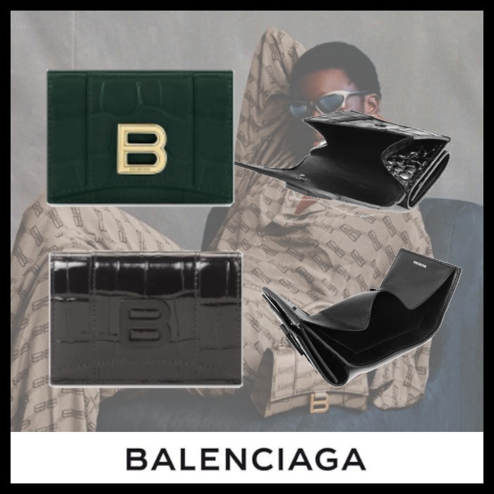 国内発送】BALENCIAGA Hourglass ミニウォレット - connectlinksp.com.br