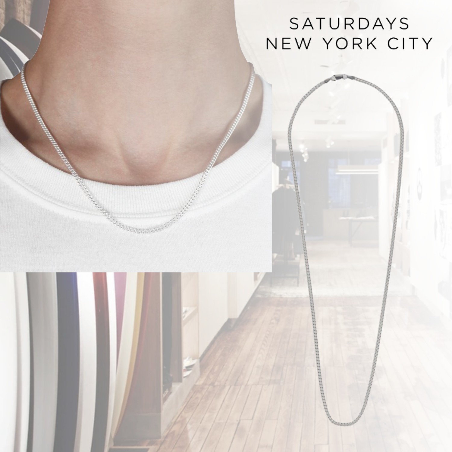 Saturdays NYC CAMERON STUDIO James Chain ネックレス コラボ