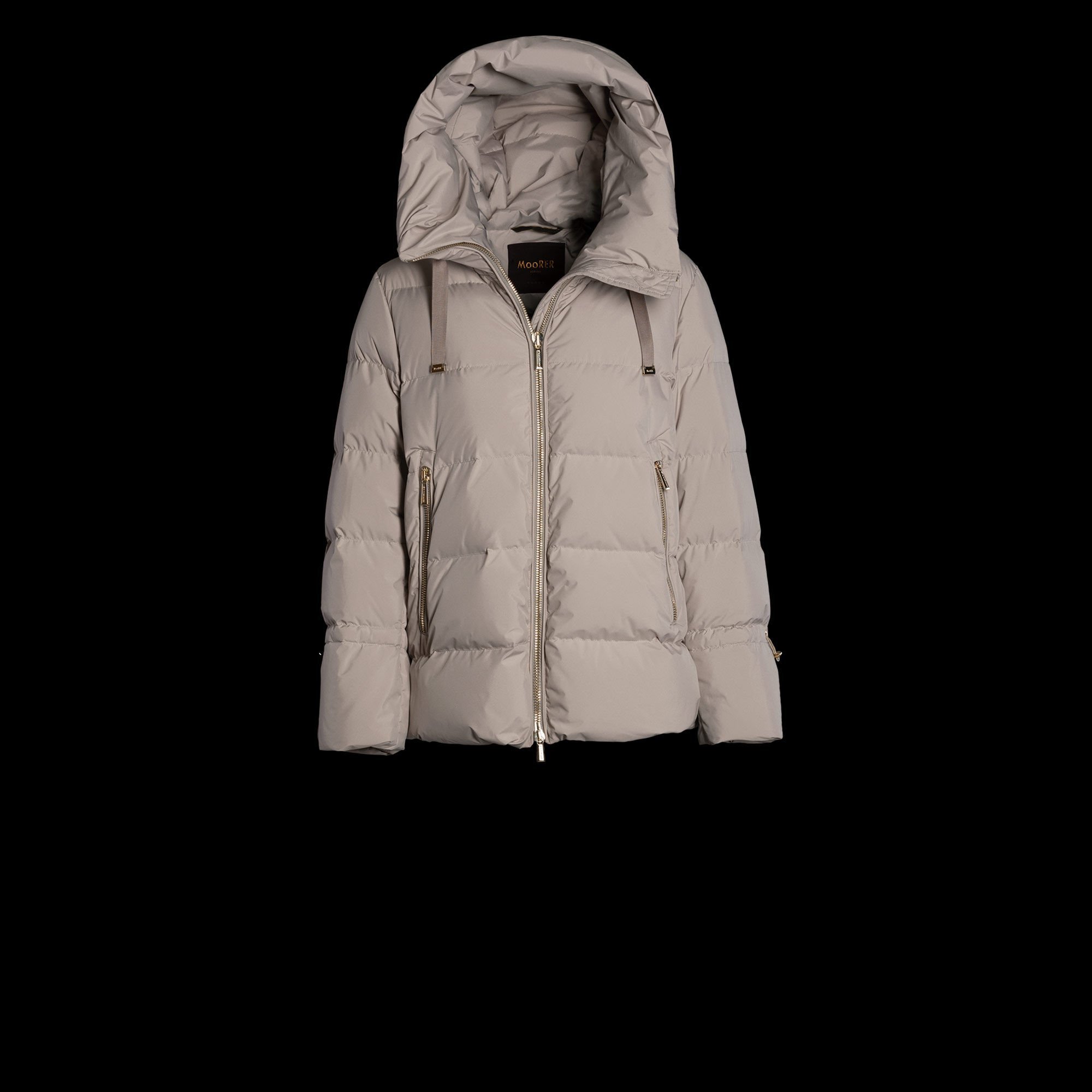 【MOORER】MABEL-212PC WHITE 防水 スポーティ ダウンジャケット MOORER】MABEL-212PC WHITE 防水 スポーティ ダウンジャケット