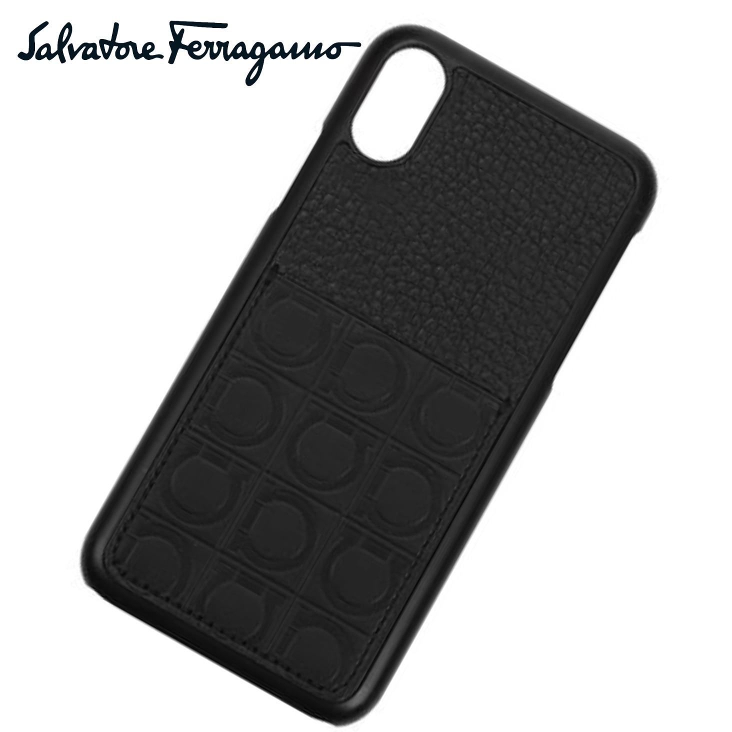 【男女兼用】Salvatore Ferragamo iPhone X ケース ガンチーニ