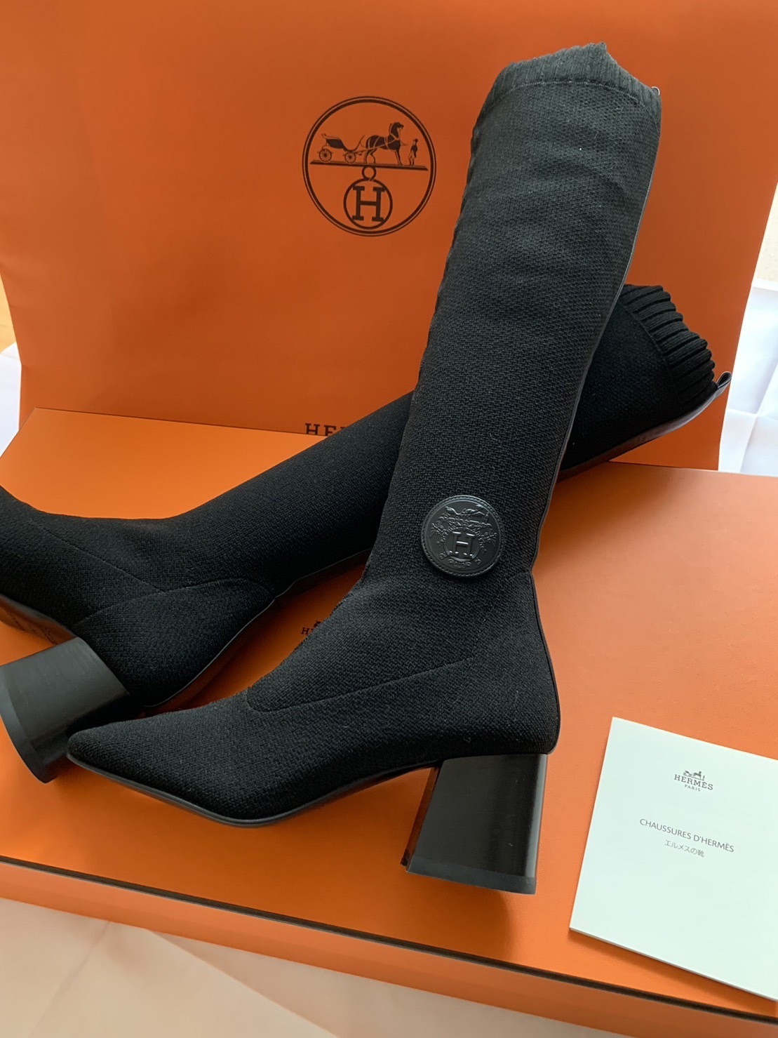 HERMES 国内発送 ブーツ 《フォンテーヌ》 60 (HERMES/ロング ...