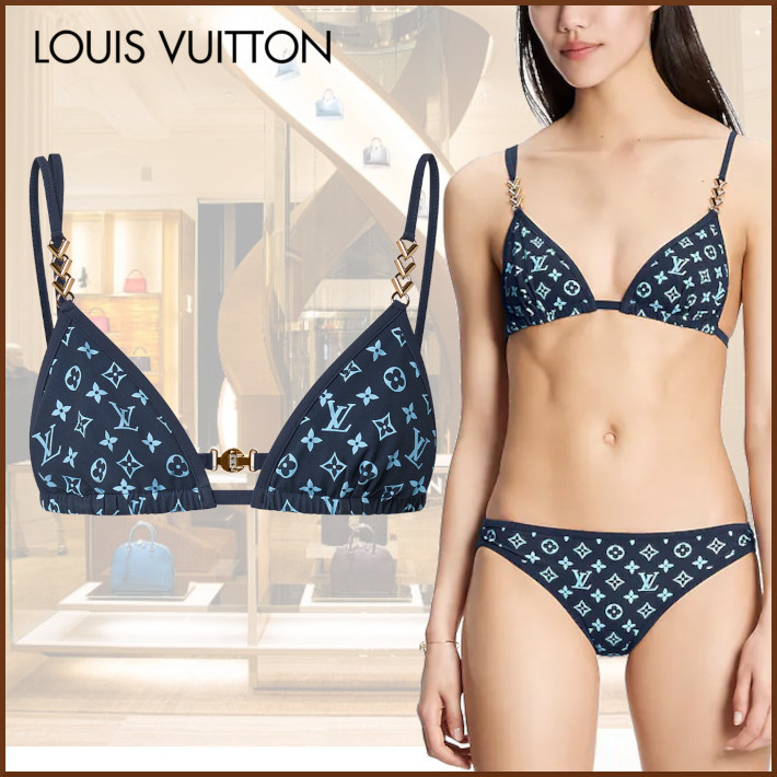 LOUIS VUITTON】スカイモノグラムビキニトップ