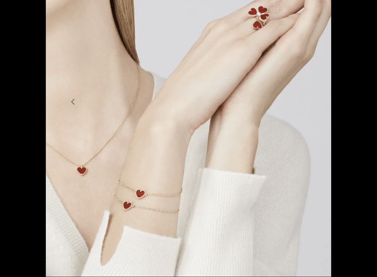 確保済♡ヴァンクリーフ アルハンブラのハートペンダント 被らない♡VanCleef アルハンブラ ハートペンダント♡