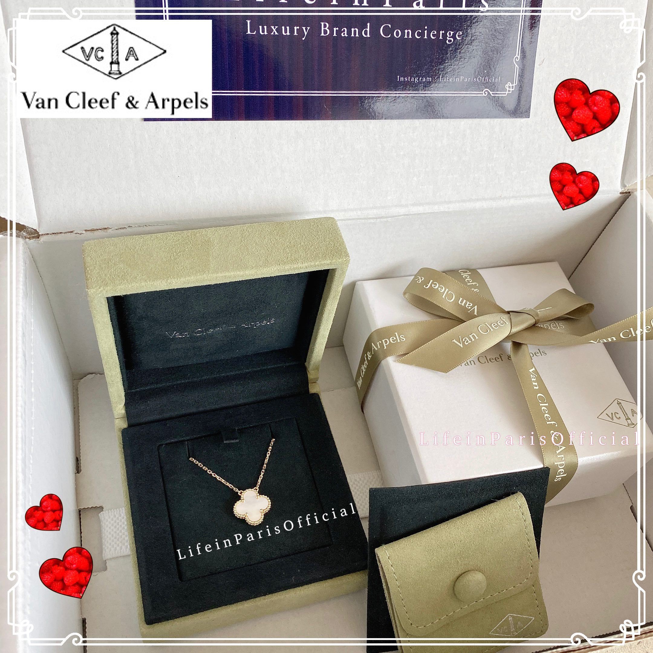 被らない♡VanCleef アルハンブラ ハートペンダント♡