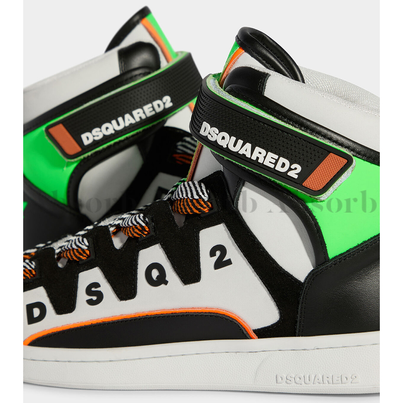 22SS NEW】D SQUARED2_men/ベルクロハイカットスニーカー/2色 靴