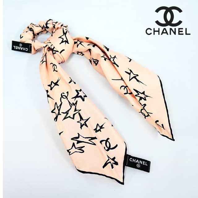 シャネル CC LOGOシュシュ&スカーフ 新品-