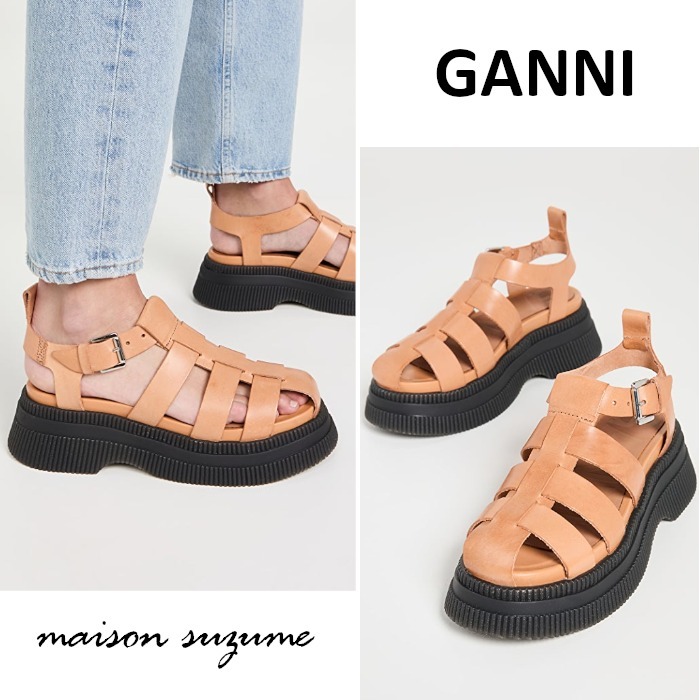 GANNI】グルカサンダル | leanperu.org.pe
