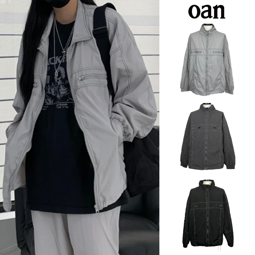 【oan】Stitch windbreaker