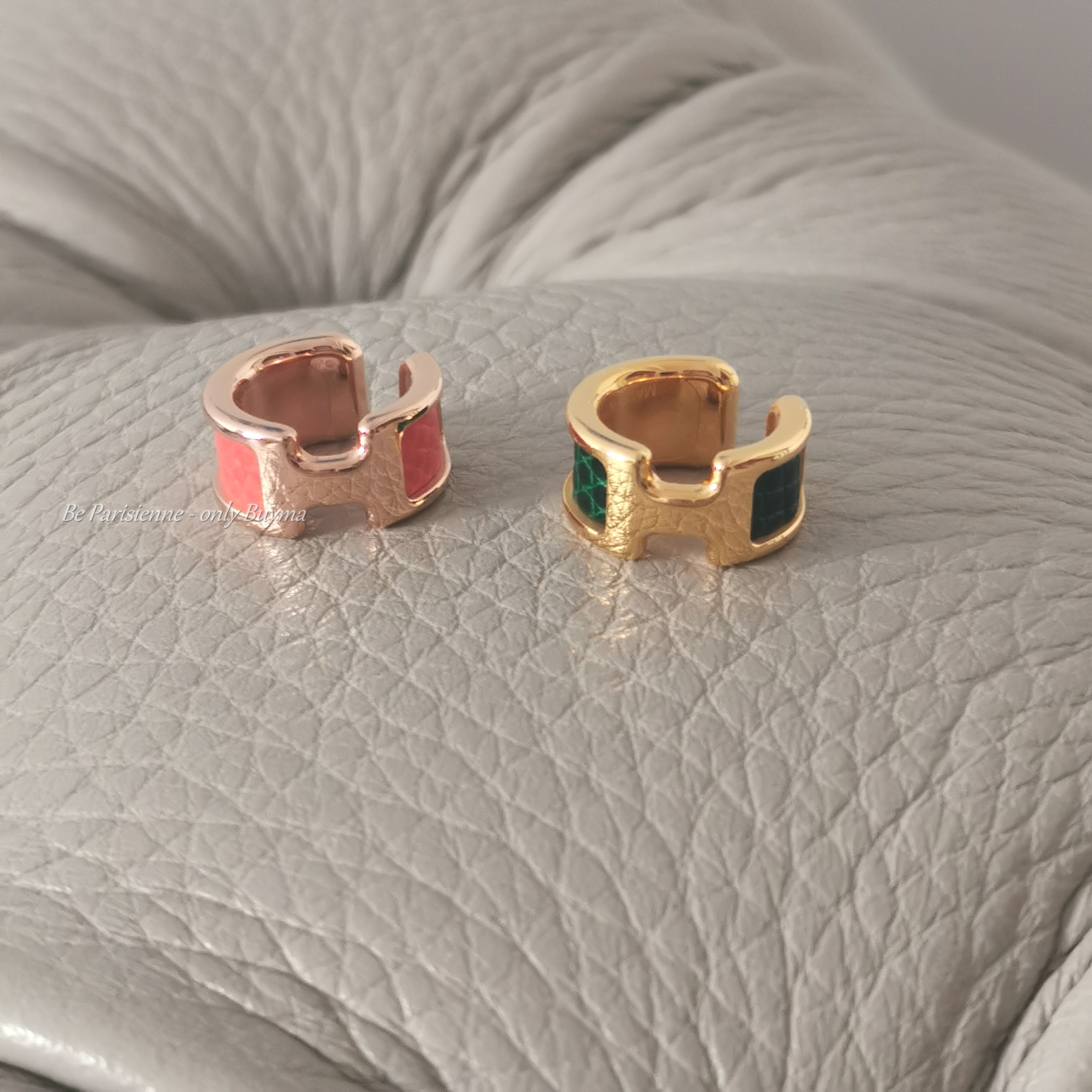 入手困難 希少 HERMES 愛らしいイヤーカフ Hモチーフ Olympe PM