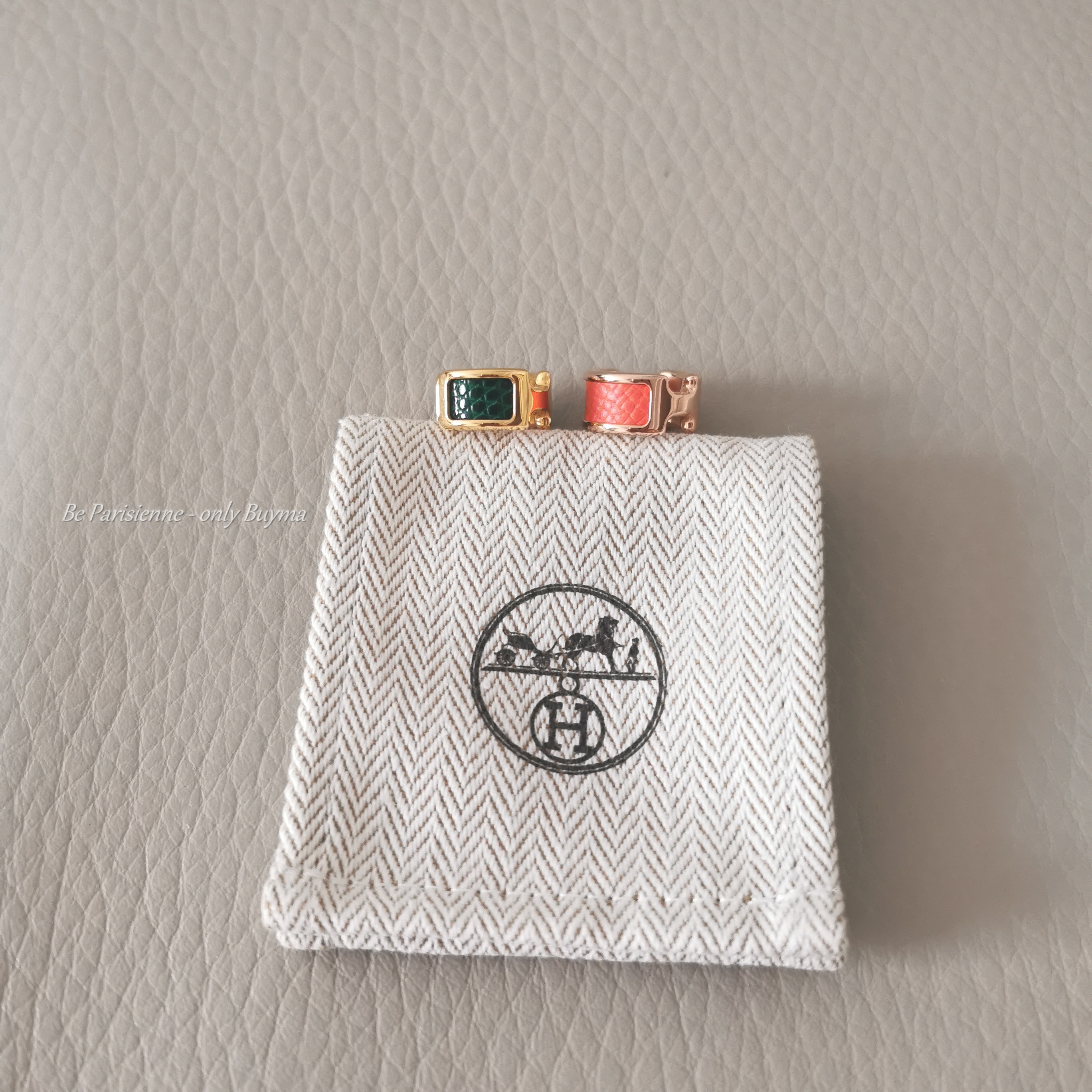 入手困難 希少 HERMES 愛らしいイヤーカフ Hモチーフ Olympe PM
