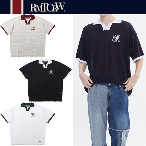 ★2022SS新作★ROMANTIC CROWN★RECENT LOGO POLO SHIRT