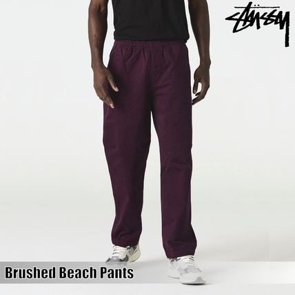 通販 人気】 STUSSY ステューシー パンツ PANT BEACH LEOPARD - ワーク 大きな取引 stussy 2wayパンツ その他