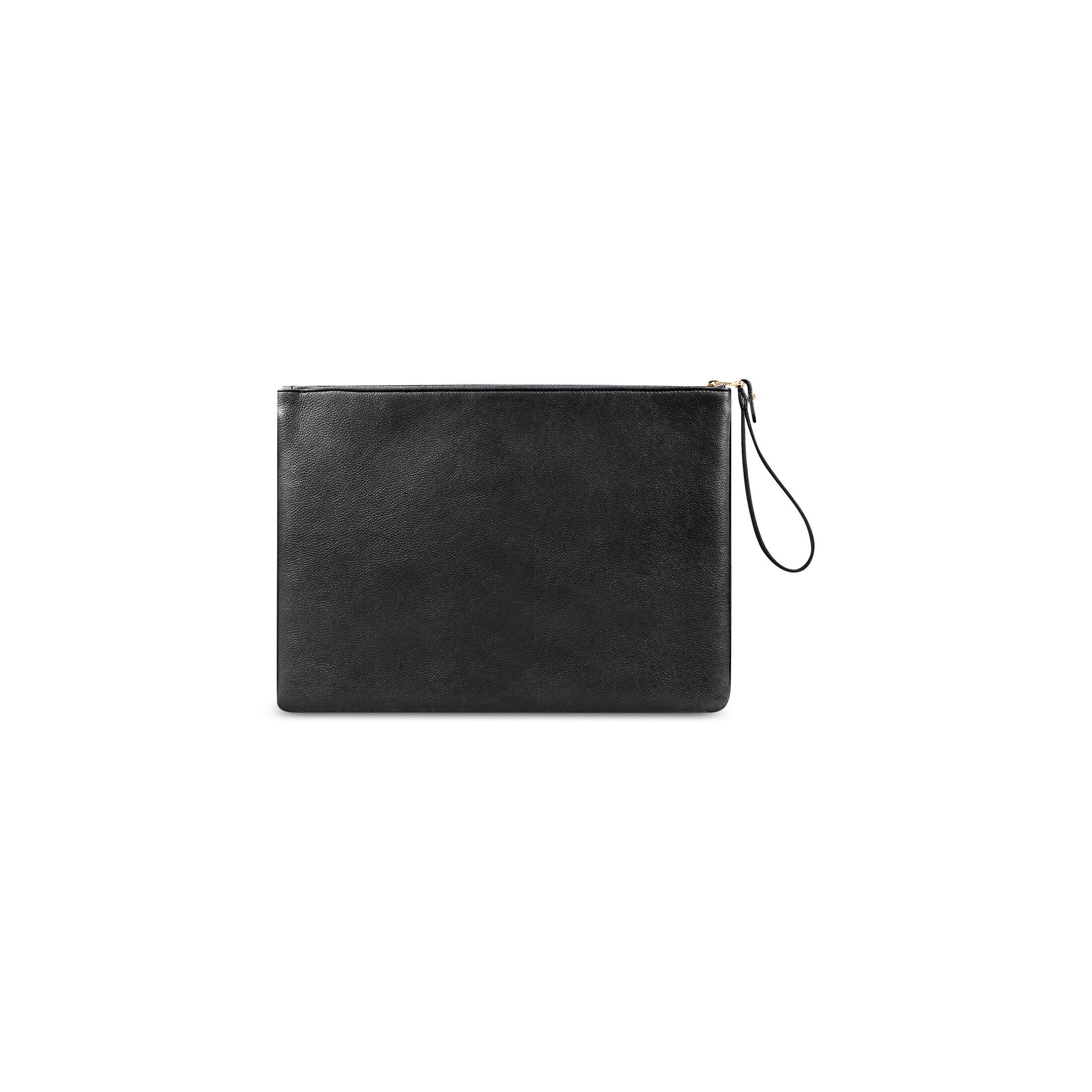 BALENCIAGA】カーフスキンのハンドル付きポーチ rsgmladokgi.com