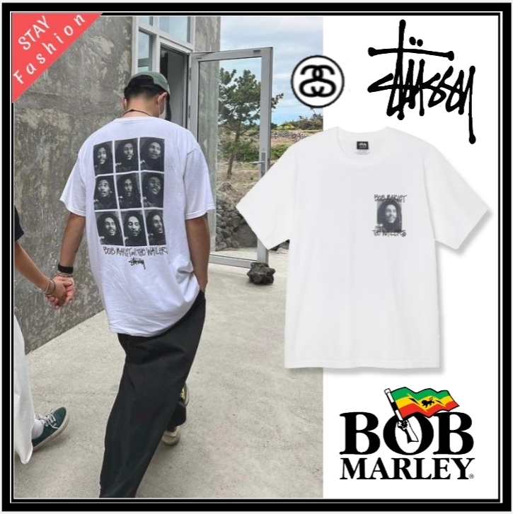 【Mサイズ】Stüssy & Bob Marley Frames Tee