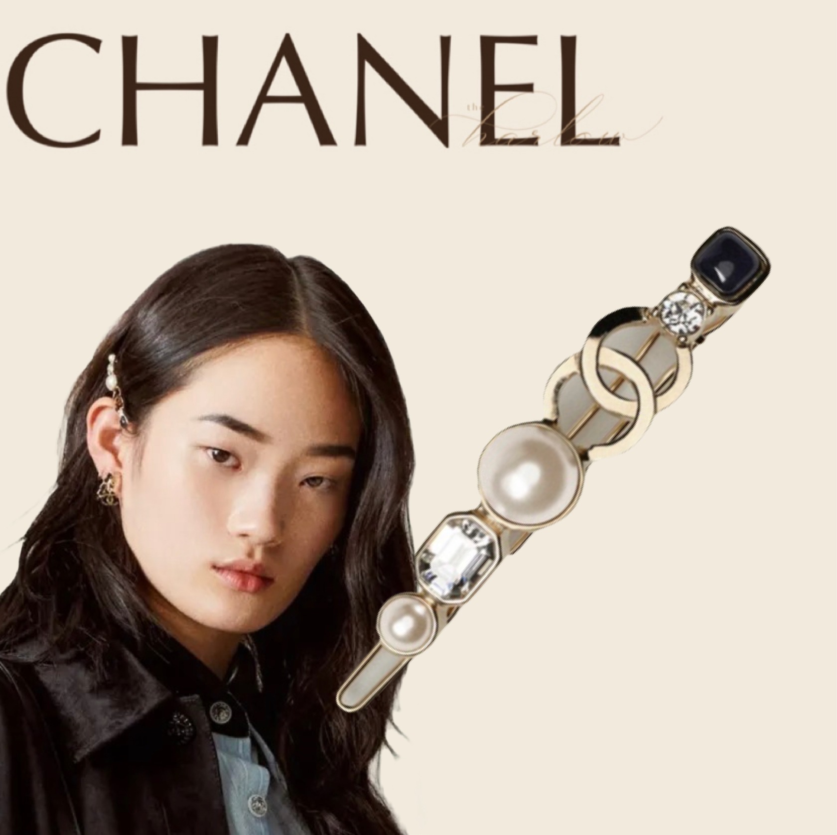 超目玉枠】 ビジュー 金具 大人気 CHANEL クリスタル 髪留め パール 金 【お買得!】 値下げ 正規品 レア CHANEL ヘアクリップ その他