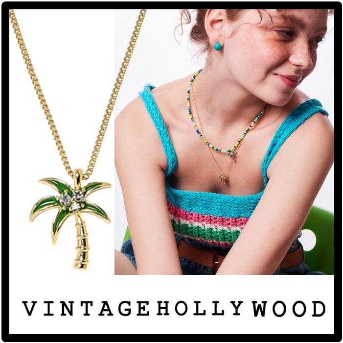 ★関税込★VINTAGE HOLLYWOOD★Palm Tree Necklace★ネックレス