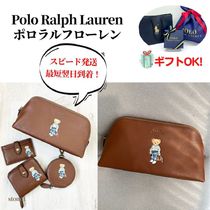 【使い勝手抜群♪】ポロラルフローレン コスメポーチ ポロ ラルフローレン POLO RALPH LAUREN ポニー ロゴ刺繍 ポーチ