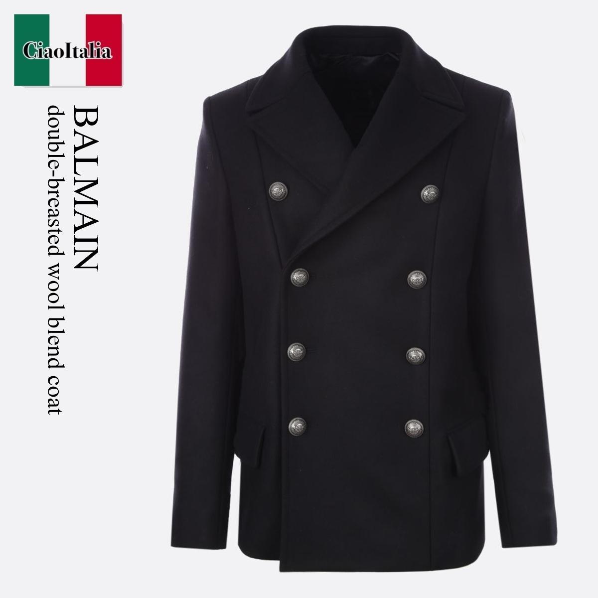balmain peacoat