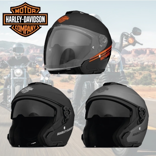 Harley-Davidson】メイウッドIIサンシールドH33 3/4ヘルメット