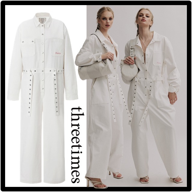 ★送料・関税込★THREETIMES★Threetimes team jumpsuit★
