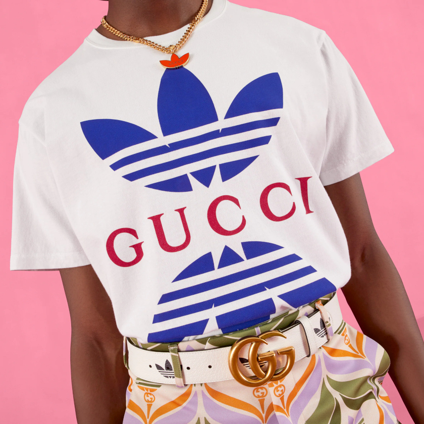 再入荷!】 累積売上総額第1位【GUCCI】adidas x コットンTシャツ 再入荷!】 累積売上総額第1位【GUCCI】adidas x コットンTシャツ