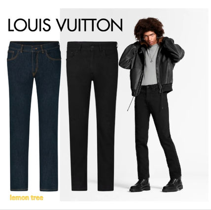 ブラック(黒)系 Louis Vuitton x デニム・ジーパン(メンズ) - 海外