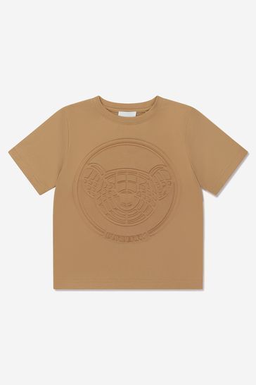 2022AW BURBERRY KIDS GINOベアーTシャツ BE (C-10Y)