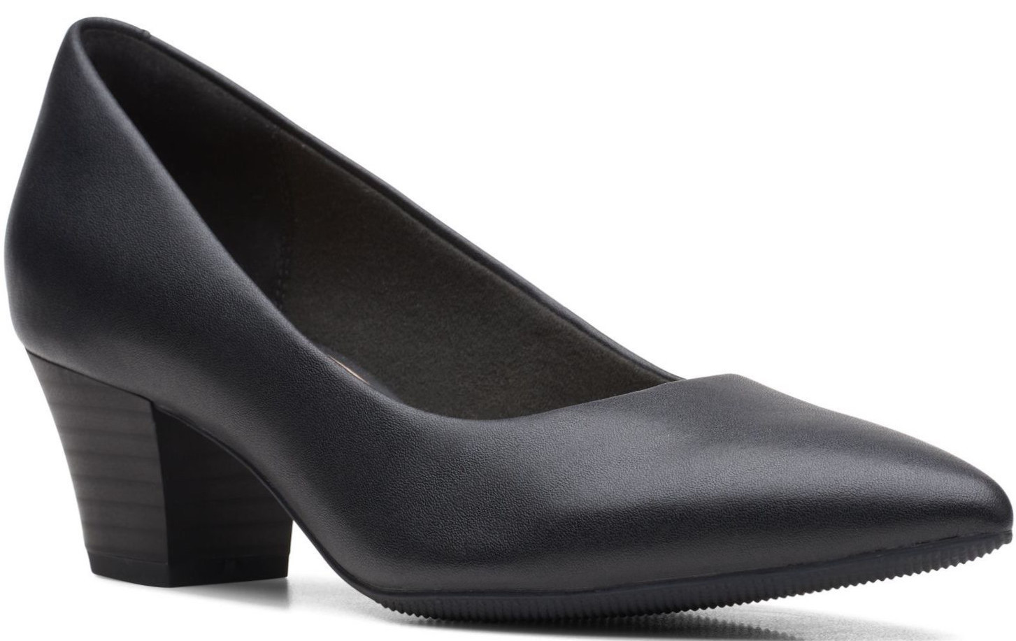 Clarks クラシック パンプス ヒール レザー ドレス フォーマル
