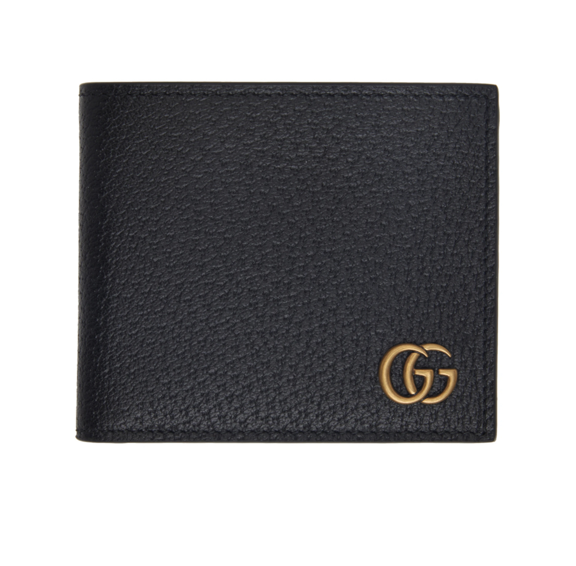 GUCCI ブラック GG Marmont 二つ折り財布