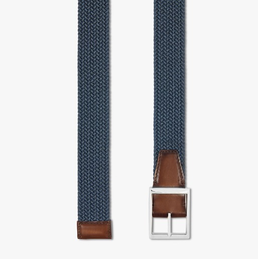 新品未使用品】BERLUTI クラシックブレイドファブリックベルト