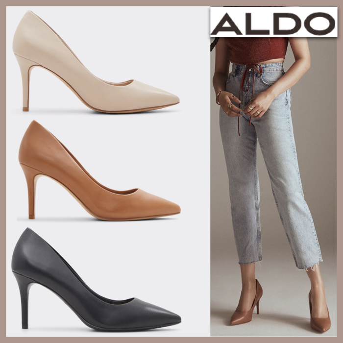 【ALDO】本革レザー★ 上品★ 美脚効果 ★ハイヒール ・パンプス