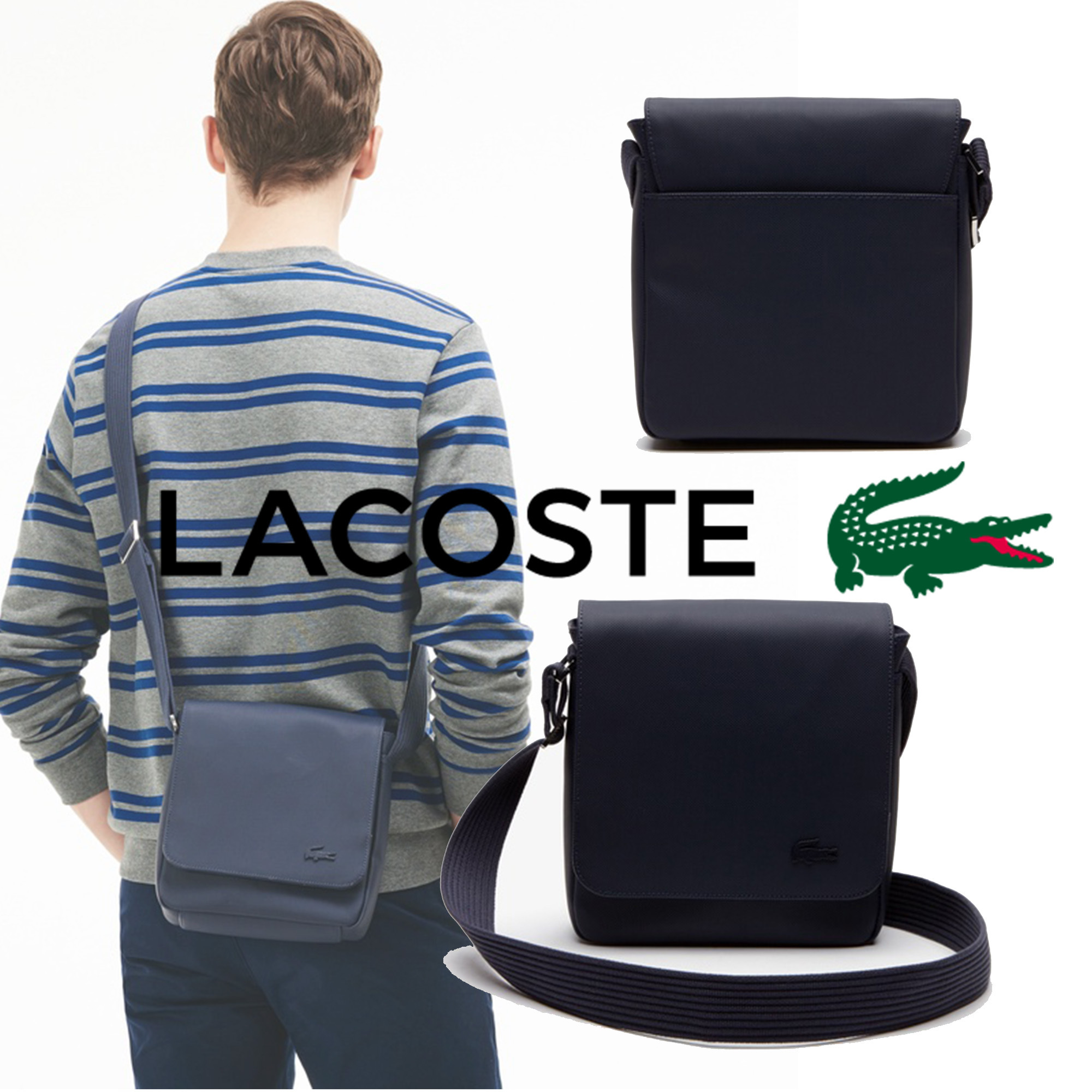 グランドセール すぐ届く!【LACOSTE】CLASSIC フラップ ショルダーバッグ ショルダーバッグ グランドセール すぐ届く!【LACOSTE】CLASSIC フラップ ショルダーバッグ ショルダーバッグ