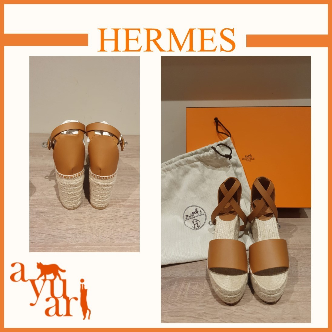 HERMES★ESPADRILLE  TIPOLI ★SIZE 37 ★最後の１足 ★