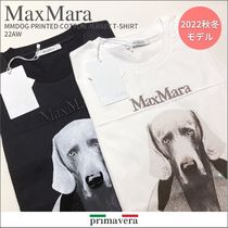 Max Mara(マックスマーラ) Tシャツ・カットソー Max Mara◆MMDOG◆プリント コットンジャージー Tシャツ