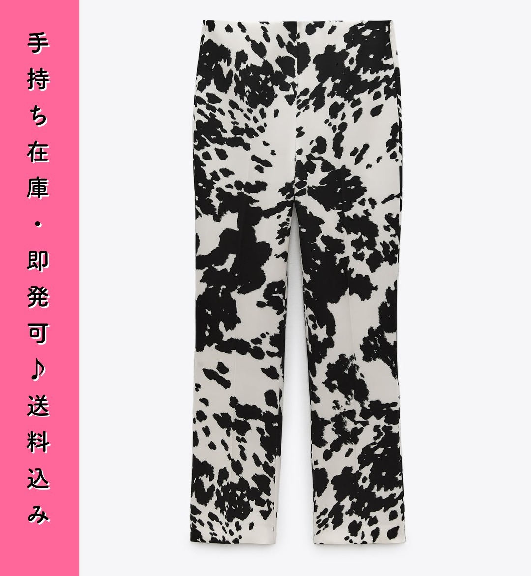☆手持ち在庫/即発可♪*ZARA*プリントミニフレアパンツ☆