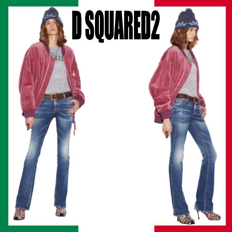 海外輸入 関税込 デニム·ジーパン SQUARED2 ユーズドウォッシュ D ...