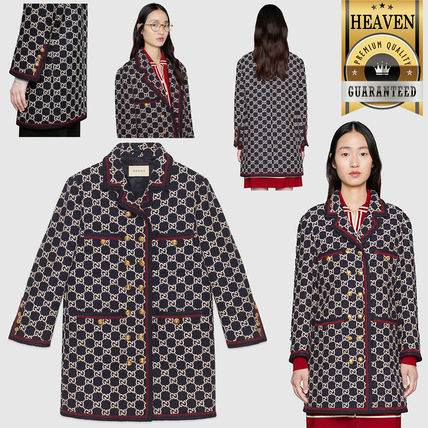 ツイード GUCCI(グッチ) コート(レディース) - 海外通販のBUYMA