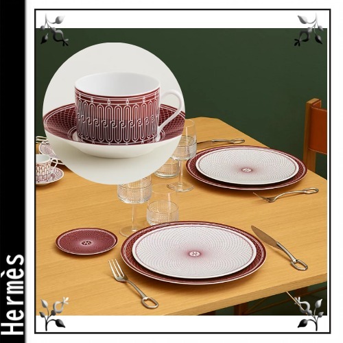 贈り物にも♪【HERMES】H Deco rouge カップ&ソーサー - www.tecnofast