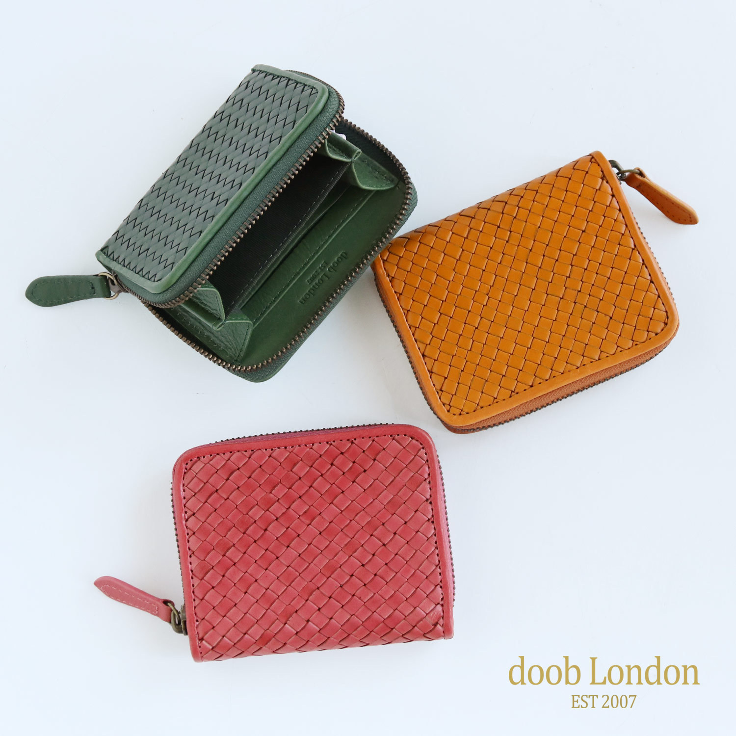 doob London ヌメ革 ミニ財布