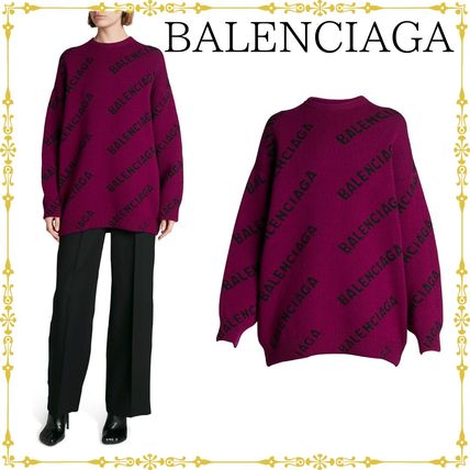 パープル(紫)系 BALENCIAGA(バレンシアガ) ニット・セーター ...
