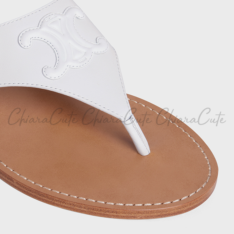 22PF NEW】CELINE_women/TRIOMPHE フラットトングサンダル/4色 (CELINE ...