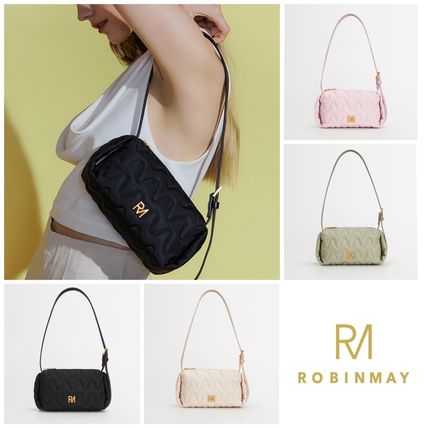 ROBINMAY Shoulder Bags Casual Style Nylon Party Style Office Style Elegant Style