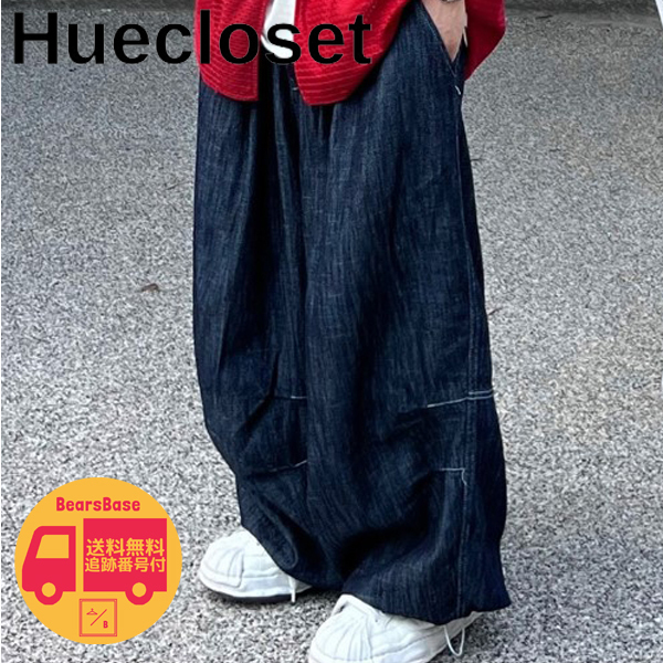 デニム・ジーパン HUE linen balloon denim pants BBS107