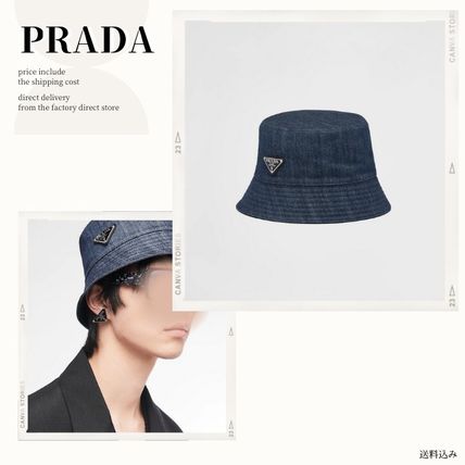 デニム PRADA x 帽子(メンズ) - 海外通販のBUYMA